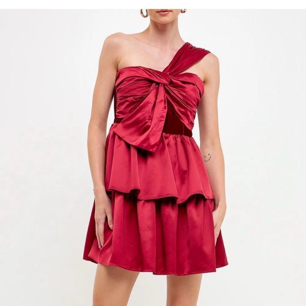 Endless love maroon mini dress. Size small